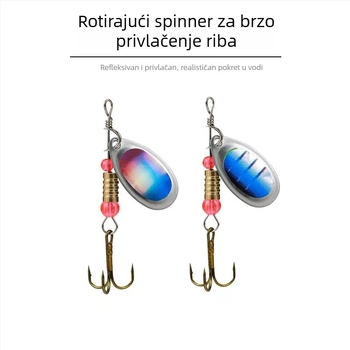 Okretna mamac s metalnim šljokicama, kompozitni set šljokica, 3,5 g, Jiacheng Fishing Gear