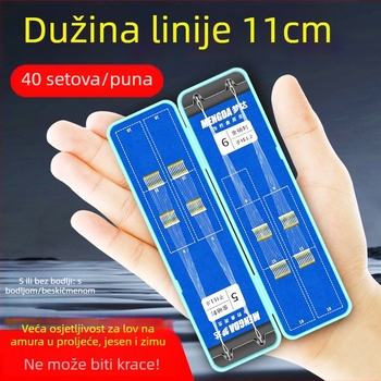 Set kuki s olovnom glavom, dvostrukim kukama i unaprijed vezanim leaderom