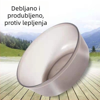 Plastični trodijelni set posuda za mamce, sklopiva posuda za mamac i posuda za ribu