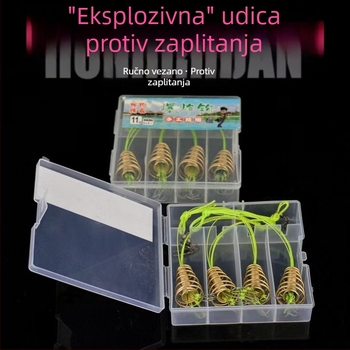 Iseni set kuki za ribolov s četiri kuka za morski ribolov