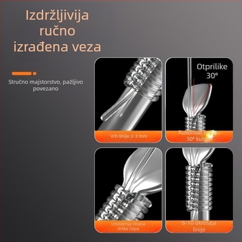 Set ribarskih udica – dvostruka udica, ručno vezena, sprječavanje zaplitanja, komplet (Hemei ribolovni pribor)