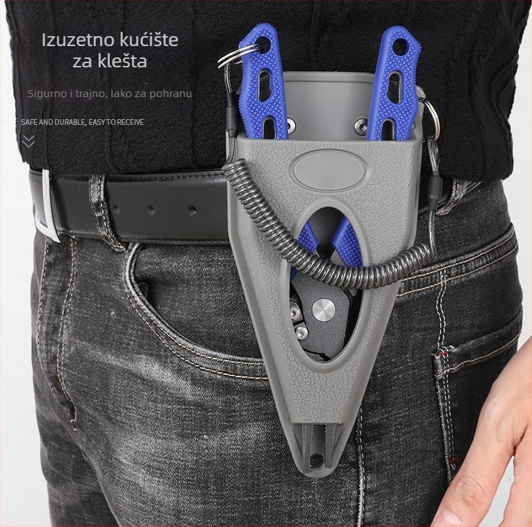 Plastična torbica za ribarske kliješta – lagana 0,02 kg, džep za umetanje, pohrana za morski ribolov