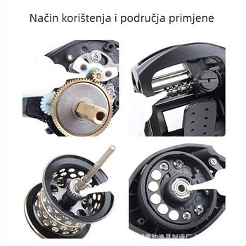 Set maziva za ribarski navijač — mazivo na bazi masti, podrijetlo: Kina, marka: Other