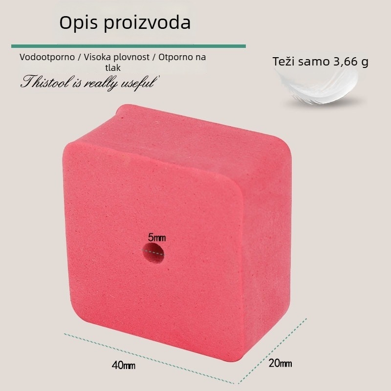 Crucian Carp & Bighead Carp Fishing Set with EVA Foam Buoys, Square Buoyancy Board, Buoyancy Block, Anti-Slip Float