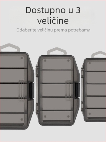 Kutija s pet odjeljaka za ribolovnu opremu i mamcima, PVC, Record Work