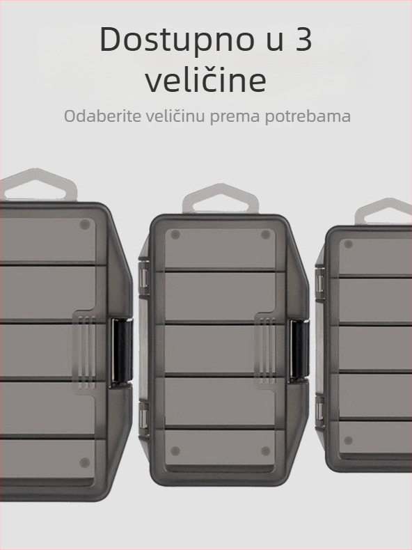 Kutija s pet odjeljaka za ribolovnu opremu i mamcima, PVC, Record Work