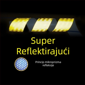 Yin zhen reflektirajuća naljepnica za auto, lepi materijal, uzorak prema slici, ugradnja: ljepilo, obrada i prilagodba: Da