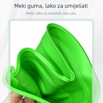 Posuda za miješanje mamaca za ribolov, prijenosna gumena posuda (Marka: Record Work; Podrijetlo: Kina; Materijal: Guma)