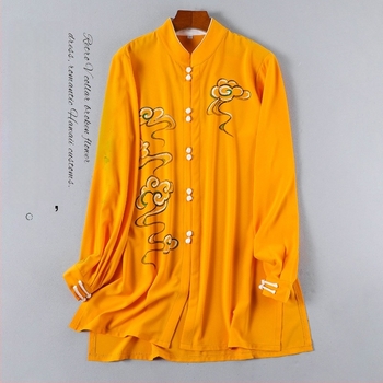 Tai Chi odjevni set, unisex, ručno crtani uzorak, poliester, južno-korejska konoplja, proljeće 2022