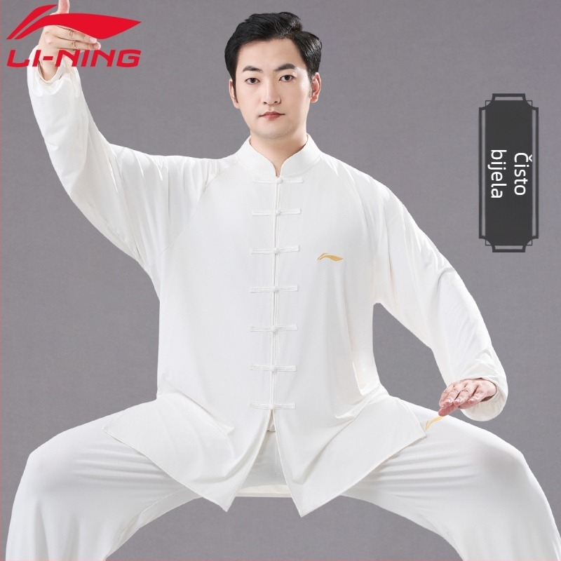 Li Ning Tai Chi kostim za trening s UV zaštitom, unisex odjeća za borilačke vještine, osamsekcijski Tai Chi kostim