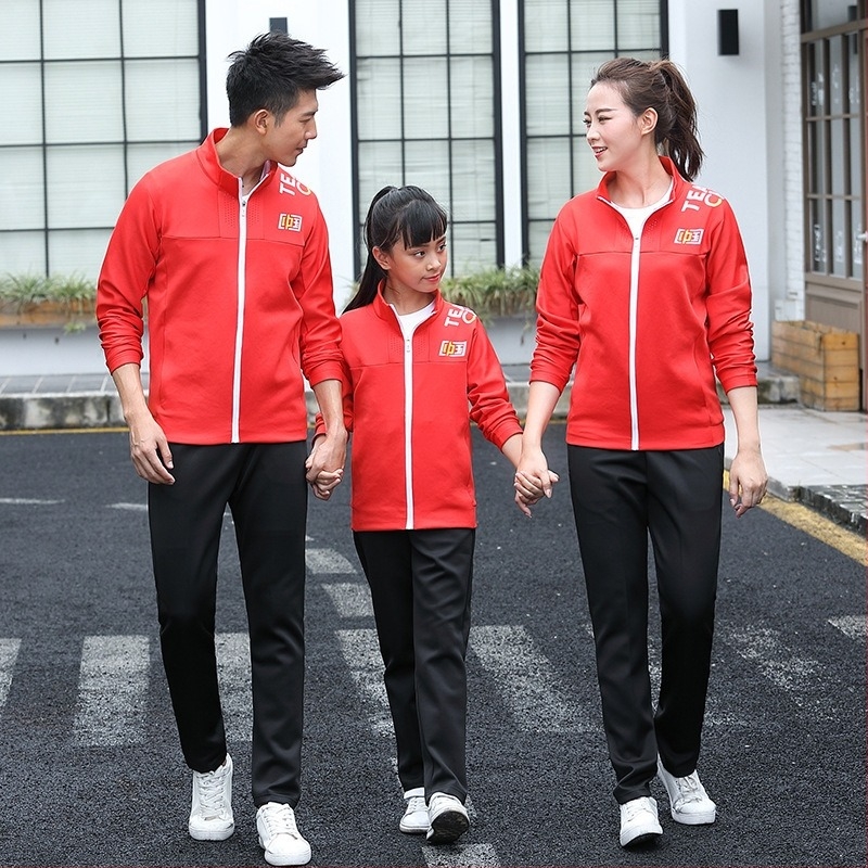 Unisex sportski komplet za grupne treninge – otisnuti uzorak, dugi rukav, stojeći ovratnik, poliester 95%, sve sezone, marka Ijesus