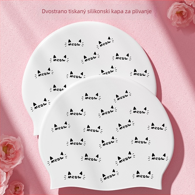 RESHEIR silikonska kapa za plivanje za odrasle – print uzorak – (Brand RESHEIR; Materijal: Silikon; Uzorak: Print; Publika: Odrasli; Scenariji: Plivanje i hodanje u vodi)