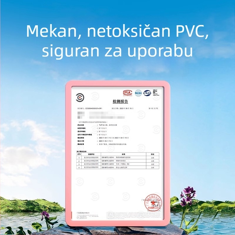 Dječji plivački prsten za vrat, Yuxi, PVC, print, za djecu (Marka: Yuxi; Materijal: PVC; Uzorak: Print; Za djecu)