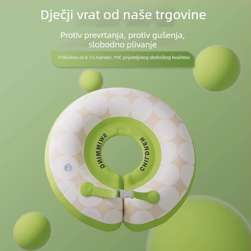 Dječji plivački prsten za vrat, Yuxi, PVC, print, za djecu (Marka: Yuxi; Materijal: PVC; Uzorak: Print; Za djecu)