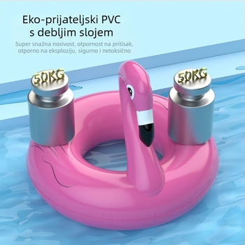Dječji plivački prsten – debeli, otporan na prevrtanje, otporan na curenje, s otiskom PVC 0,25 mm, ekološki