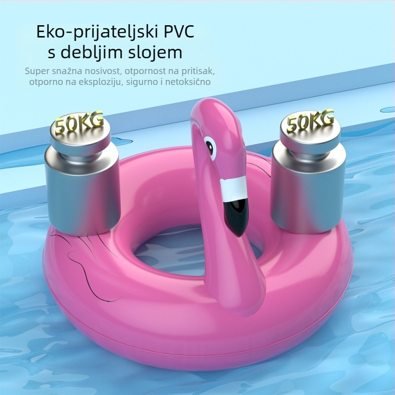 Dječji plivački prsten – debeli, otporan na prevrtanje, otporan na curenje, s otiskom PVC 0,25 mm, ekološki