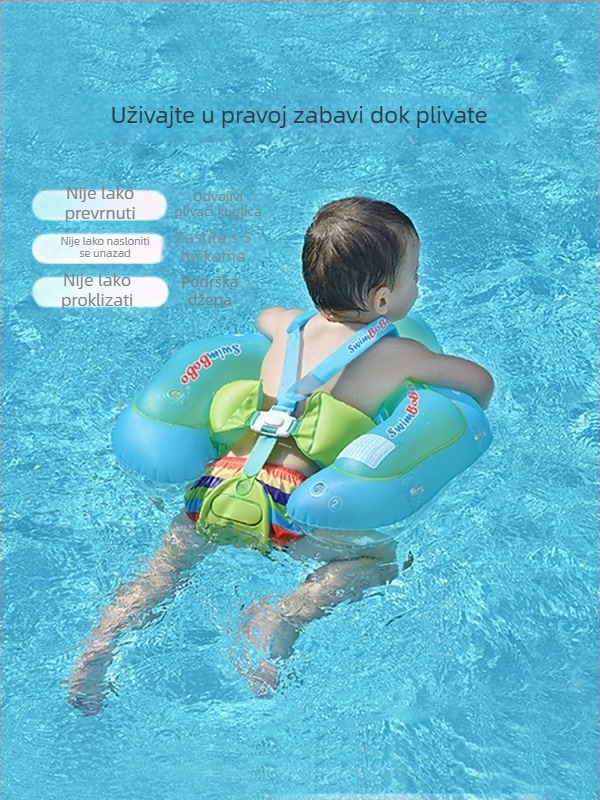 Swimbobo dječji plivački prsten za bebe s zaštitom od sunca, vanjska upotreba, PVC 0.35 mm