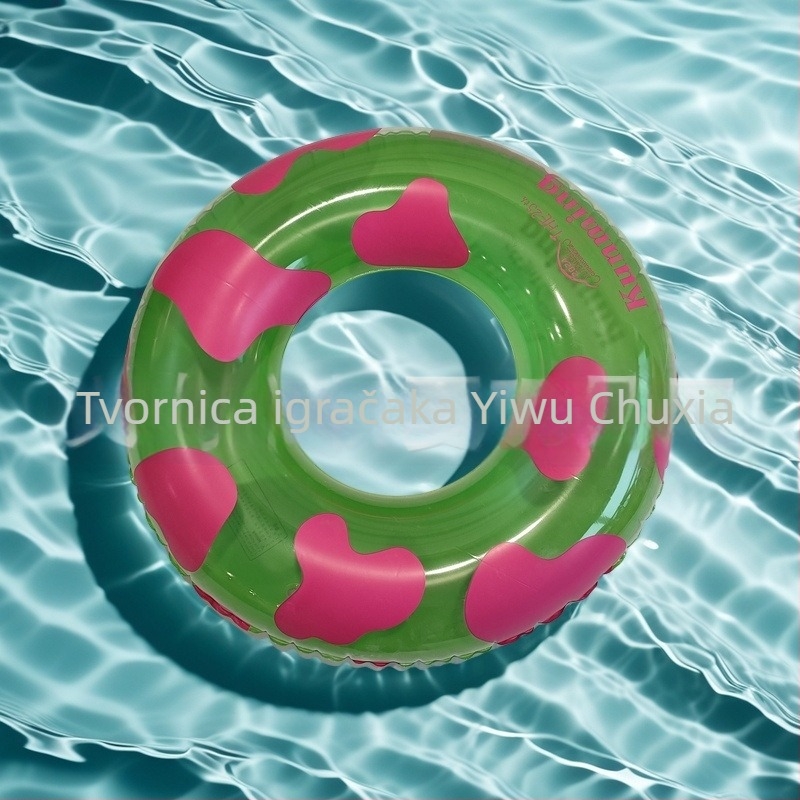 Prilagodljivi prozračni napuhljivi prsten za plivanje od ekološkog PVC-a, s otiskom logotipa, za odrasle; pogodan za fitness, plivanje i vodene aktivnosti