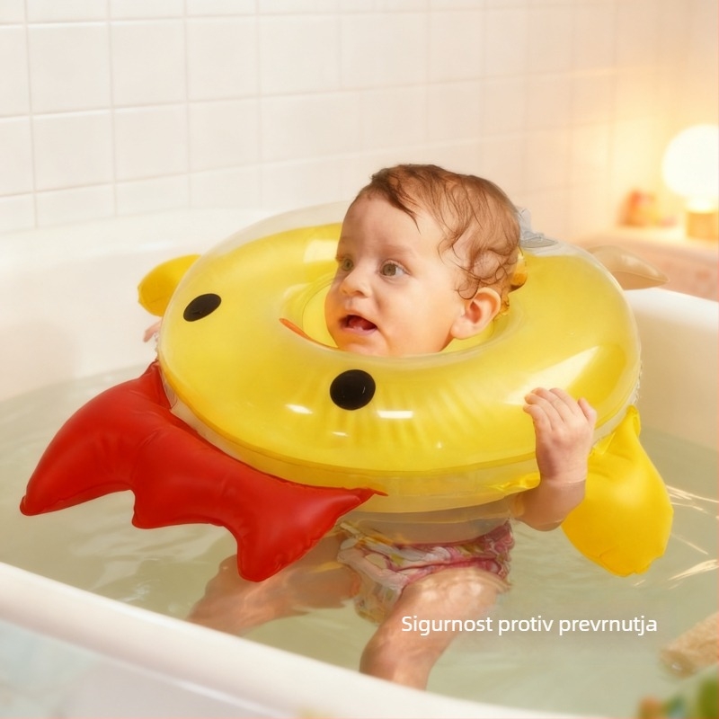 Dječji plivački prsten — Enrt, ekološki PVC, 0,25 mm debljine, crtani uzorak, pogodan za plivanje