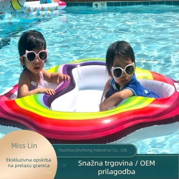 Dječji plivački prsten od ekološkog PVC-a, debljina 0,25 mm, tiskani uzorak, šifra SJL-20250318