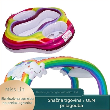 Dječji plivački prsten od ekološkog PVC-a, debljina 0,25 mm, tiskani uzorak, šifra SJL-20250318