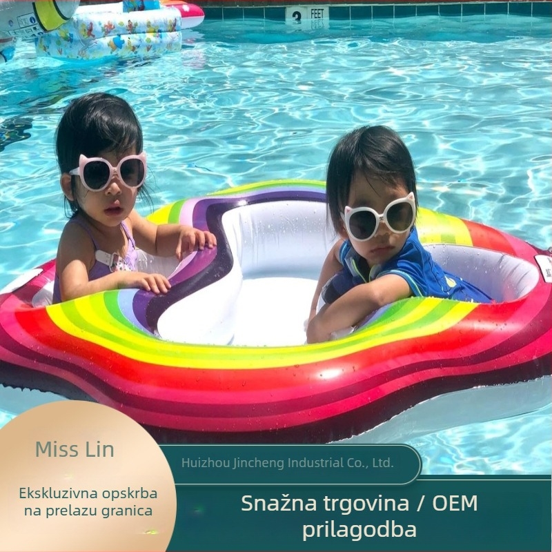 Dječji plivački prsten od ekološkog PVC-a, debljina 0,25 mm, tiskani uzorak, šifra SJL-20250318