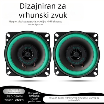 Koaksijalni auto zvučnik – pun raspon, srednje-bas i visokotonac