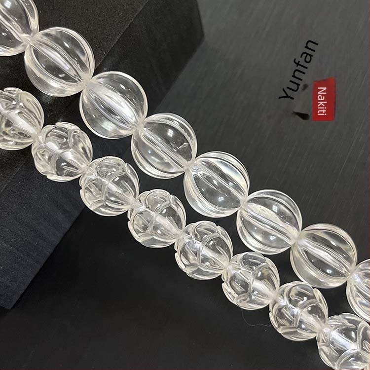 Labave perle: kristal, polirani, rezbareni lotosov cvijet, luksuzan stil, brend Abner