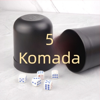 Set čaša za kockice – ABS materijal, pogodan za barove, KTV i noćne klubove; igre s kockicama.