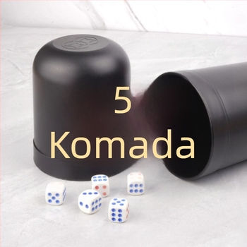 Set čaša za kockice – ABS materijal, pogodan za barove, KTV i noćne klubove; igre s kockicama.