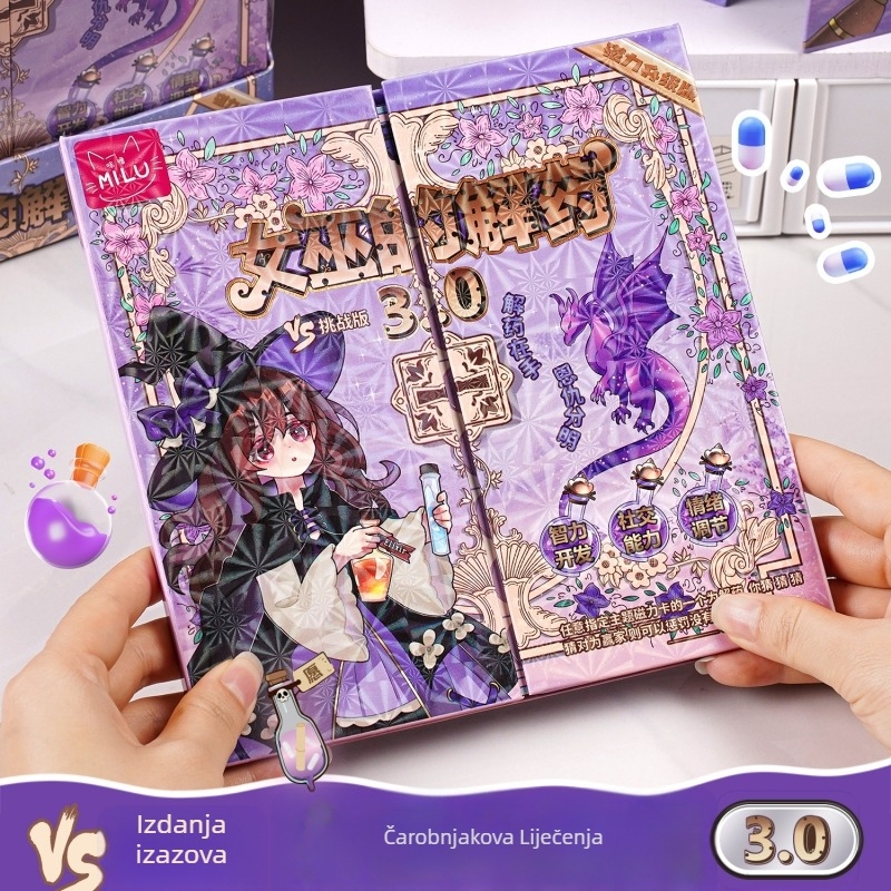 Karte za društvenu igru — The Witch's Antidote 3.0 izdanje, papir, dobna skupina 14+, pakiranje: kutija