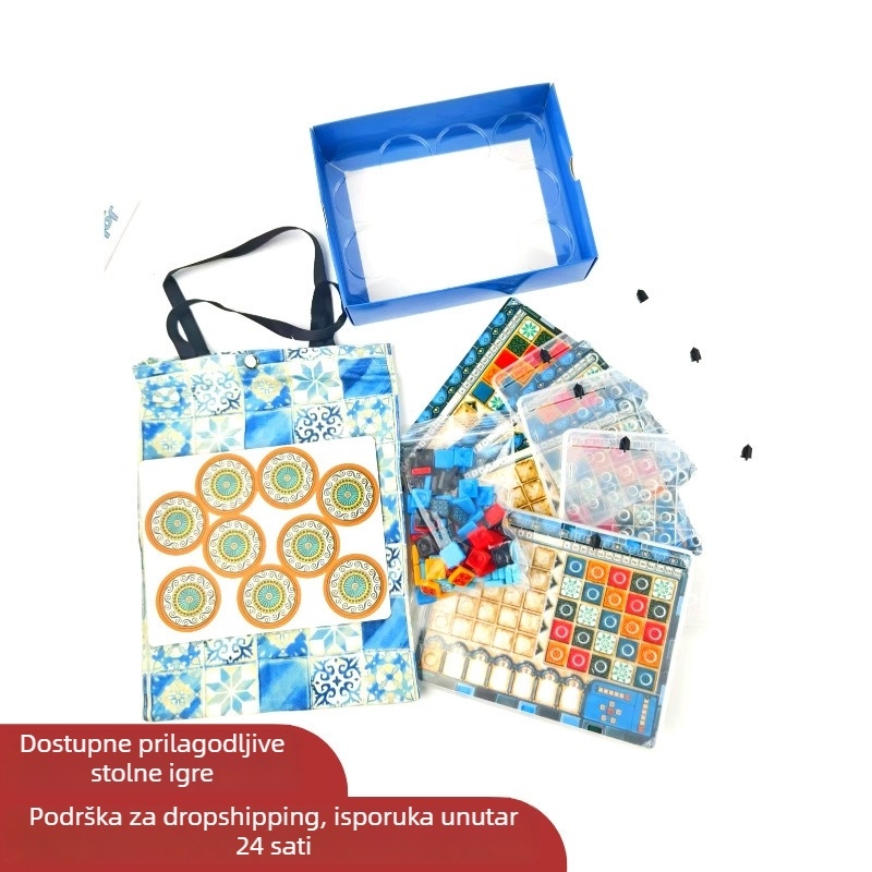 Tile Story Mini Portable Travel Edition — Akrilne kartice za društvenu igru, za uzrast 15–35