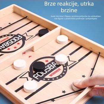 Dječja stolna igra s skakačkim dijelovima od drveta/plastike za interakciju roditelj-dijete (Materijal: plastika/drvo; Marka: Qilong; Dobna skupina: 4–6 godina; Funkcija: stolna igra; Interaktivne igre, komunikacija roditelj-dijete)