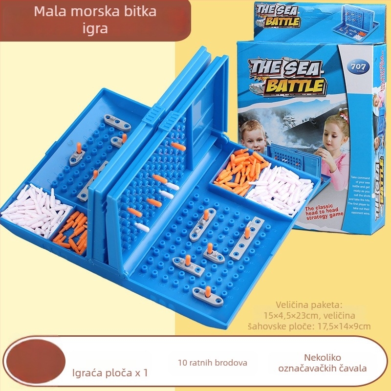 Plastična stolna igra mornaričke bitke s nosačem zrakoplova – interaktivna puzzle za dva igrača