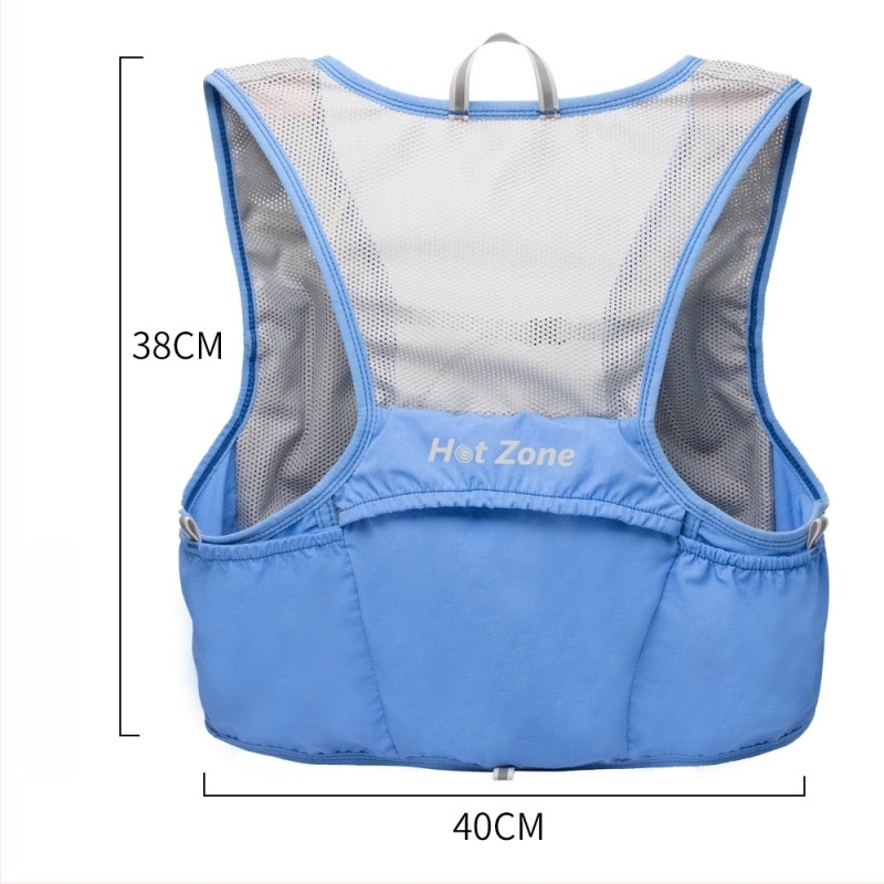 Ranac za cross-country trčanje — lagan, prozračan i otporan; unisex, poliester; ergonomske zakrivljene naramenice; za planinarenje, uspon i biciklizam