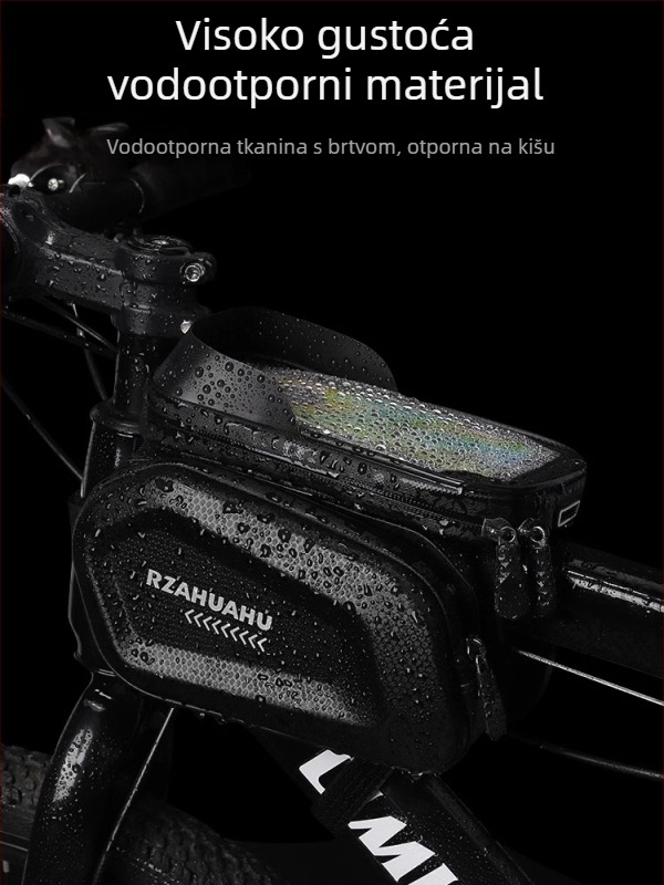 Torba za prednju cijev MTB-a, 2 L, sintetička koža, vodootporna džep za telefon, TF464