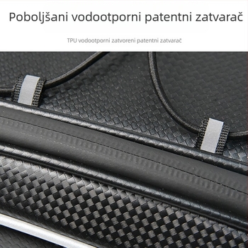 ANMEILU PU stražnja pannier torba za bicikl, 8L, model 7010, vodootporna, s podstavom