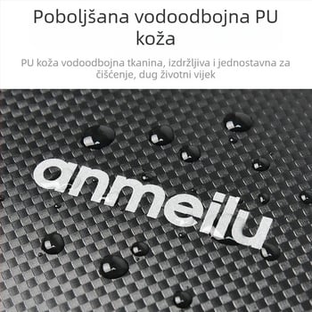 ANMEILU PU stražnja pannier torba za bicikl, 8L, model 7010, vodootporna, s podstavom