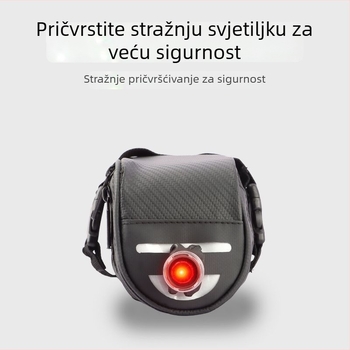 Torba za gornju cijev bicikla, koža, kapacitet oko 1 L, model BW001, s unutarnjom podstavom, vodootporna, brzi sustav ugradnje