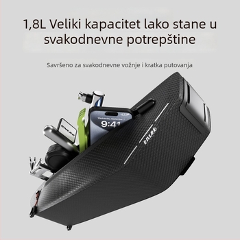 Torba za cestovni bicikl na prednju gornju cijev, vodootporna, multifunkcionalna, velika kapaciteta, unutarnja torba za gornju i donju cijev