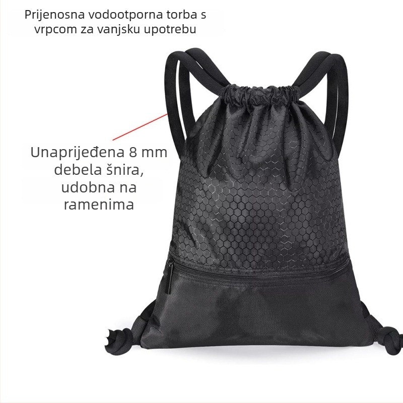 Lagani sportski ruksak, unisex, Oxford platno, ergonomski stražnji panel, za aktivnosti na otvorenom