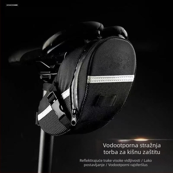 Torba za sjedalo bicikla, PVC materijal, skladištenje, model HWB001