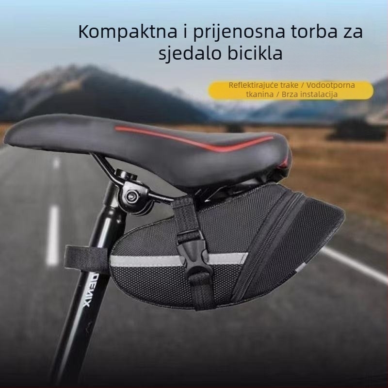 Torba za sjedalo bicikla, PVC materijal, skladištenje, model HWB001