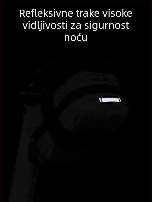 Eslnf torbica za stražnji dio bicikla s Velcro-om za brzo otpuštanje, vodootporna, bez podstave, model Eslnf-090, materijal najlon + poliester, marka Linding