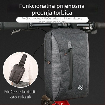 Torba za upravljač bicikla i električni skuter, cross-body prednja torba, model 566, kapacitet 4 L