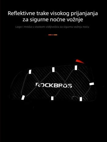 Rock Brothers torba za bicikl Rock Bros – prednja, crossbar i gornja cijev; model 985; materijal Silk Flower; kapacitet 1L