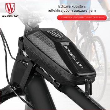 Torba za gornji okvir bicikla, poliester, zapremina 1 L, model Upper tube package, branda WHEEL UP, namjena skladištenje