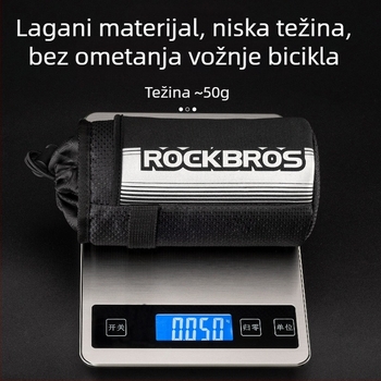 ROCKBROS biciklistička vrećica za bocu, 1L, model 30120001001, vanjski: 500D Oxford, unutarnji: 210D podstava + PE pamuk, reflektirajuća