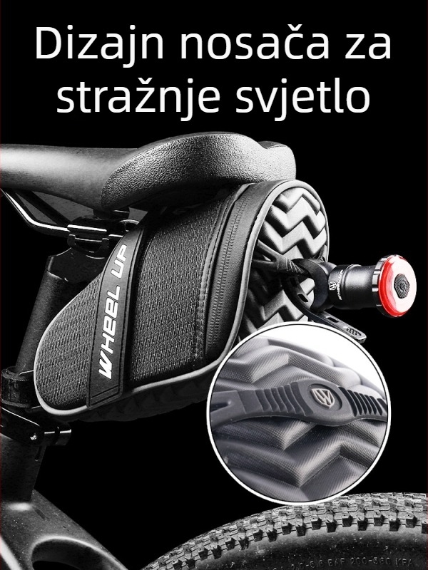Torba za stražnju cijev sjedala bicikla, 1L, pohrana alata, za cestovne i MTB bicikle