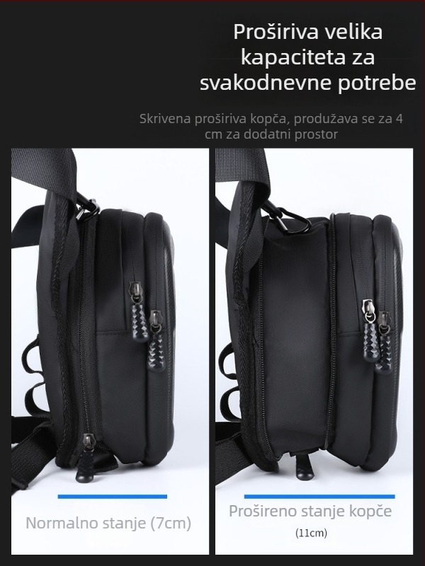 Torba za bicikl EVA tvrdi kućište, vodootporna, crossbody torba za struk i bedro (Materijal: EVA+PU; Marka: Linding; Model: 2; Kapacitet: 1; Vodootporna)